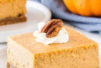 Pumpkin Cheesecake Bars Recipe — Creamy Fall Dessert Bars