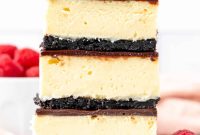 Creamy White Chocolate Cheesecake Bars Recipe