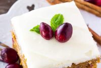 Cranberry Pumpkin Cake with Cream Cheese Frosting Recipe