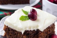 Spiced Gingerbread Cake with Cream Cheese Frosting