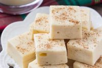 Decadent Eggnog Fudge Recipe for Holiday Parties