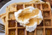 Fluffy Eggnog Waffles Recipe for Holiday Brunch