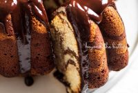 Decadent Marble Bundt Cake Recipe with Swirled Chocolate-Vanilla