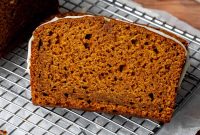 Moist Pumpkin Bread with Cream Cheese Glaze Recipe