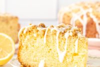Moist Lemon Coffee Cake Recipe with Zesty Glaze