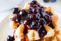 Homemade Blueberry Sauce from Fresh or Frozen Berries