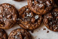 Salted Chocolate Brownie Cookies Recipe