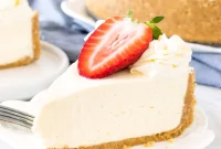 No-Bake Cheesecake Recipe with a Creamy Graham Cracker Crust