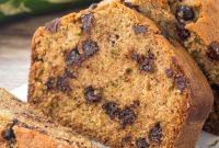 Moist Chocolate Chip Zucchini Bread Recipe with Warm Spices