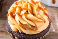 Decadent Chocolate Cupcakes with Salted Caramel Frosting