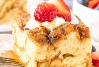 Make-Ahead French Toast Casserole for Brunch or Holiday Mornings