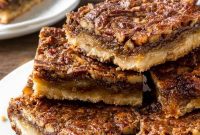 Decadent Pecan Pie Bars Recipe for Parties and Gifting