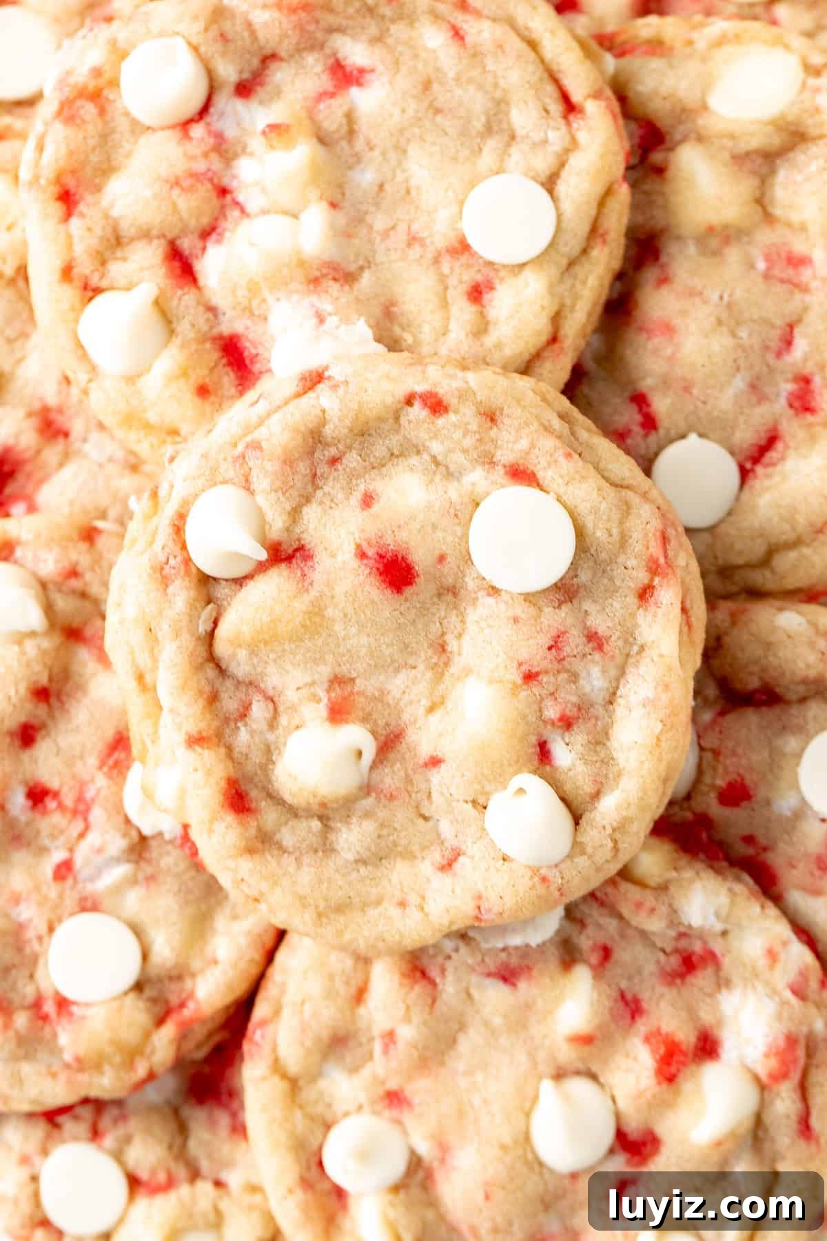 White Chocolate Candy Cane Cookies Recipe for Holiday Baking 4 img 10124 3