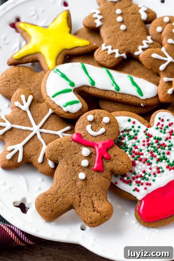 Soft Gingerbread Cookies Recipe: Chewy Spiced Holiday Cookies 2 These soft gingerbread cookies are a must for the holidays. They're perfectly spiced with soft centers and the perfect gingerbread taste