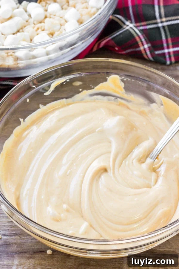 No Bake Avalanche Cookies - made with peanut butter, white chocolate, marshmallows & rice krispies