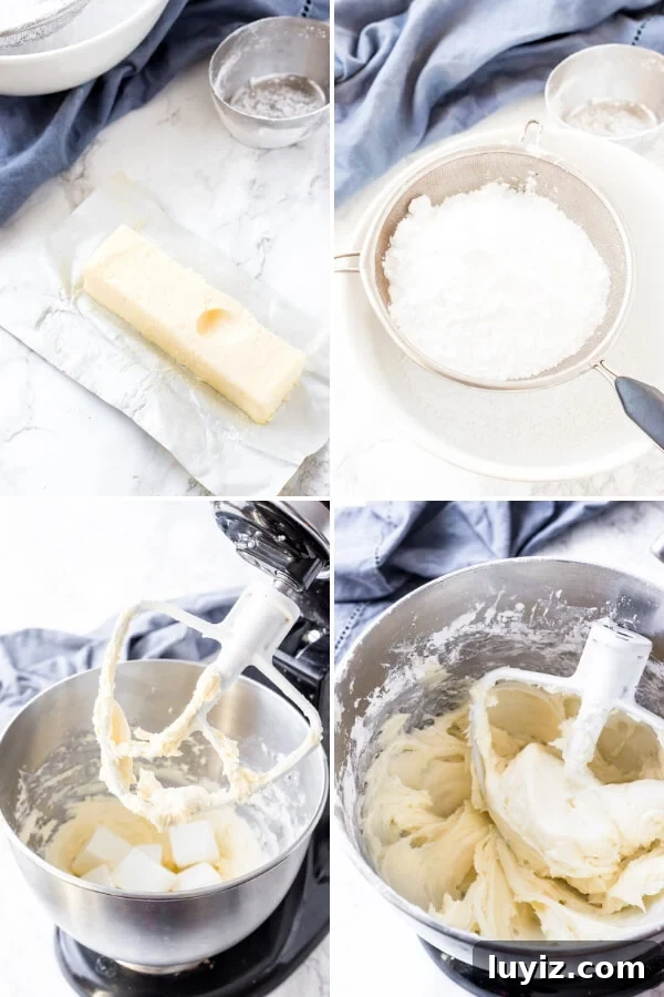How to make cream cheese frosting - step by step guide. 