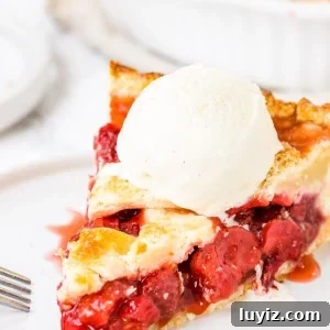 Homemade strawberry pie is an old-fashioned favorite. Sweet, juicy strawberries, flaky pastry and a scoop of vanilla ice cream make this baked strawberry pie the perfect dessert for strawberry season.