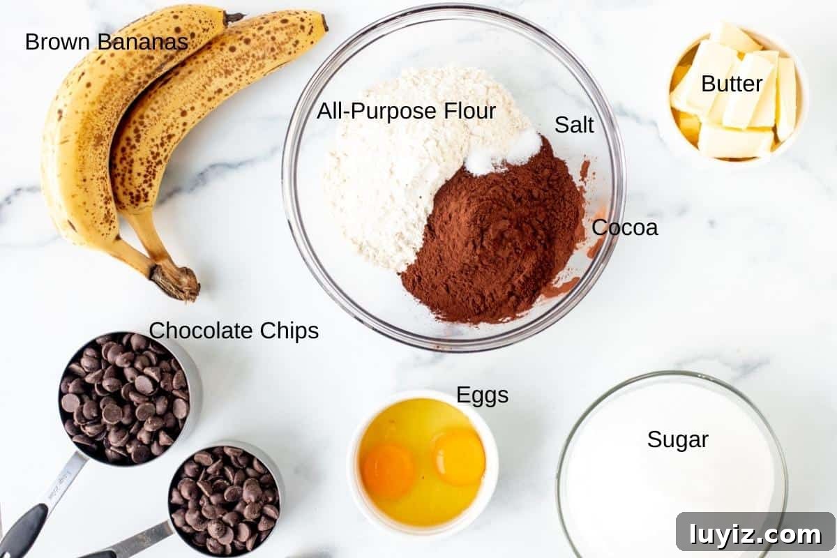 Super Moist Banana Brownies Recipe for Ultra-Fudgy Results 4 Ingredients for Making Banana Brownies