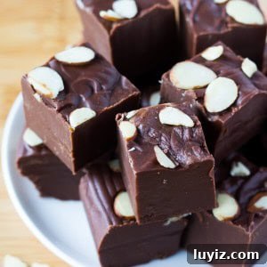 Chocolate Amaretto Fudge Recipe — Decadent Homemade Treat 5 Smooth, creamy, decadent Chocolate Amaretto Fudge is the perfect grown-up dessert.
