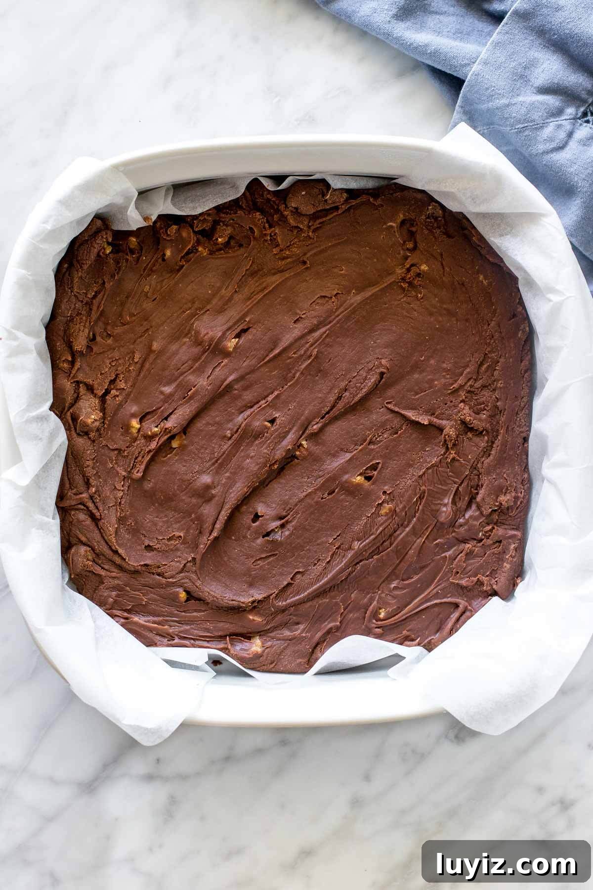 Magical Fudge Recipe: Rich, Creamy Homemade Fudge 4 Pan of chocolate walnut fudge.