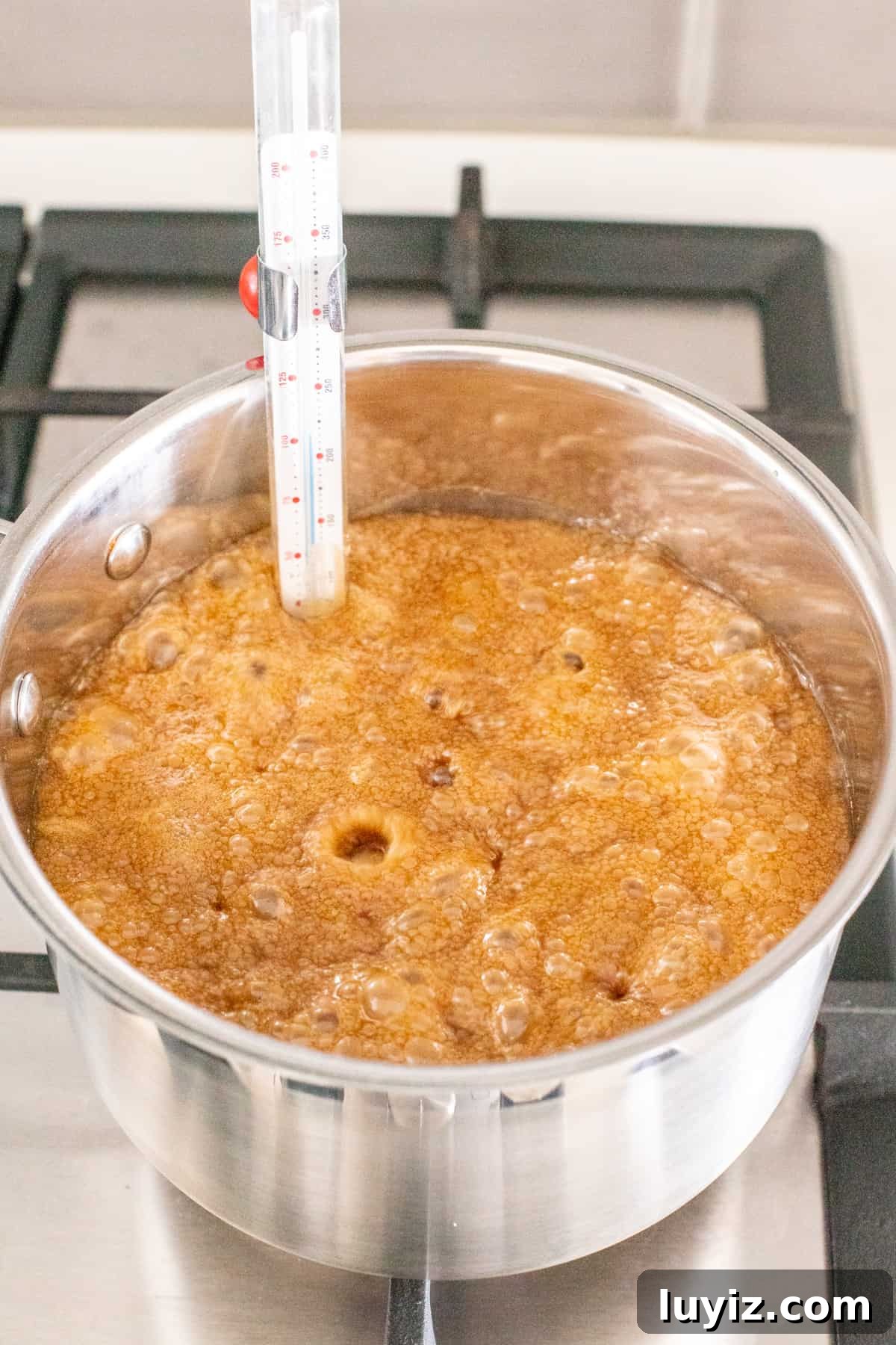 Irresistible Brown Sugar Fudge Recipe: Soft, Chewy Squares 3 Pot of boiling sugar and butter.