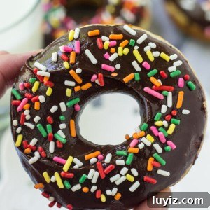 Baked Vanilla Doughnuts with Smooth Chocolate Glaze 6 img 13 5