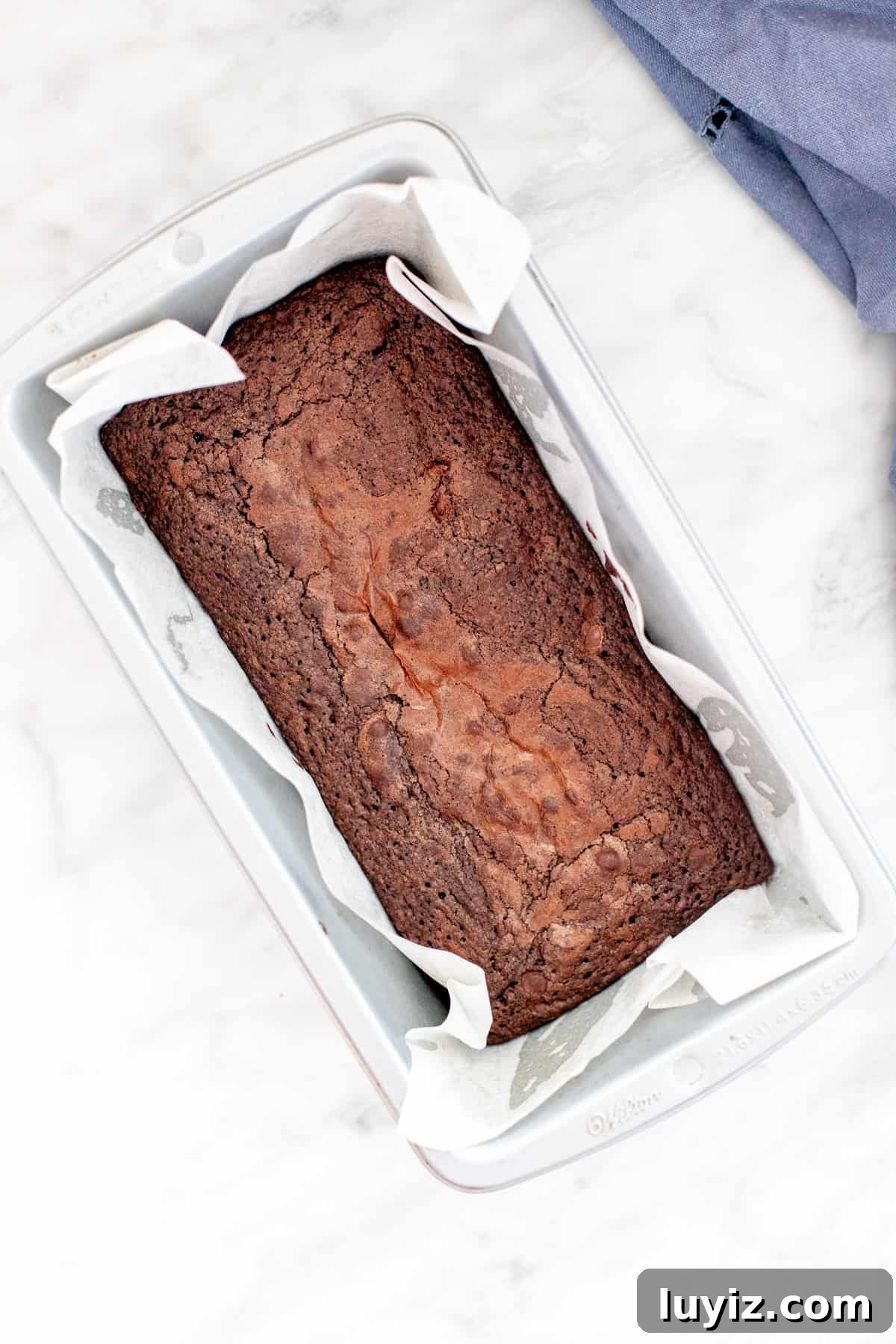 Small-Batch Fudgy Brownies Recipe for Two 3 Brownies made in a loaf pan.