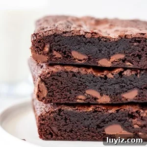 Stack of 3 brownies