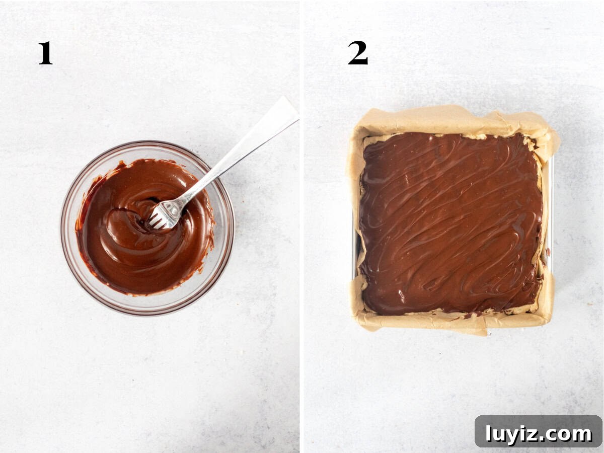 Cookie Dough Brownies Recipe: Chewy Brownies with Edible Cookie Dough Topping 7 img 14816 9