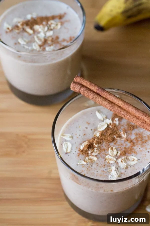 10 Smart Snacks to Help You Stick to Your Resolutions 3 Oatmeal Cookie Smoothie. Super healthy, but it tastes like dessert. All the flavor of your favorite cookies without the dairy, gluten or sugar!