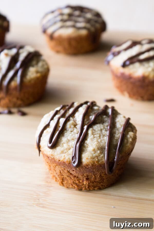 10 Smart Snacks to Help You Stick to Your Resolutions 7 Peanut Butter Banana Muffins with Chocolate Glaze. Gluten free, sugar free & dairy free - you won't believe how easy and delicious this recipe is!