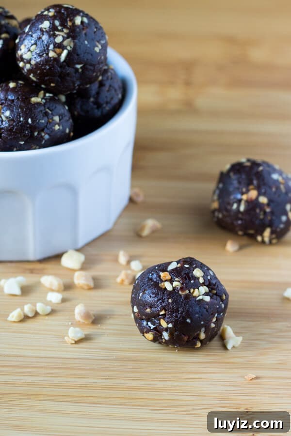 10 Smart Snacks to Help You Stick to Your Resolutions 10 Bite-sized Peanut Butter Chocolate Energy Bites. 4 ingredients, grain free, dairy free, naturally sweetened & vegan - satisfy your chocolate & peanut butter cravings with this delicious snack!