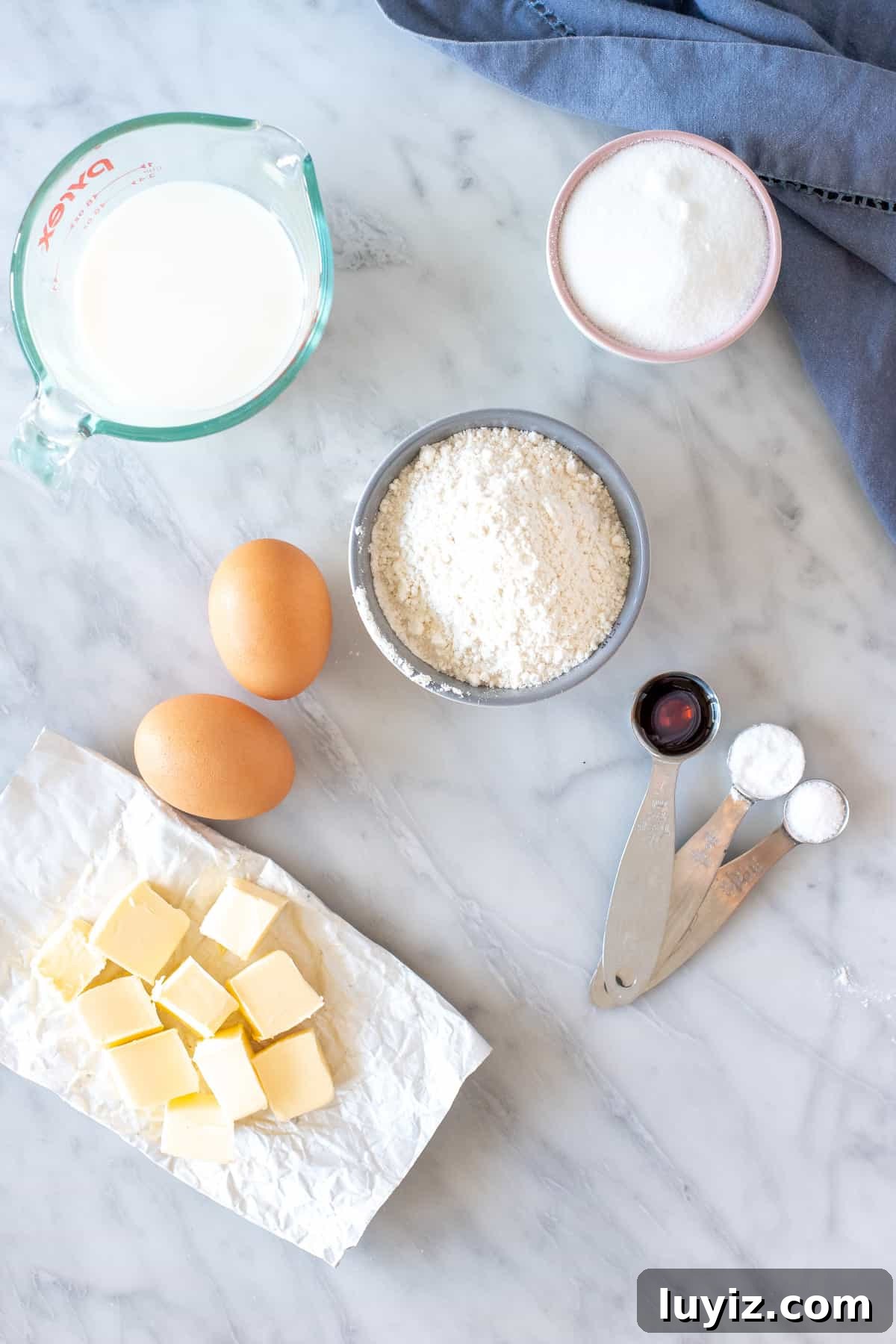 Baking Tips That Improve Your Skills Fast 3 Baking ingredients measured out for making cupcakes