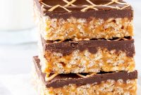 Butterscotch Tiger Bars: Crispy Rice Krispie Treats