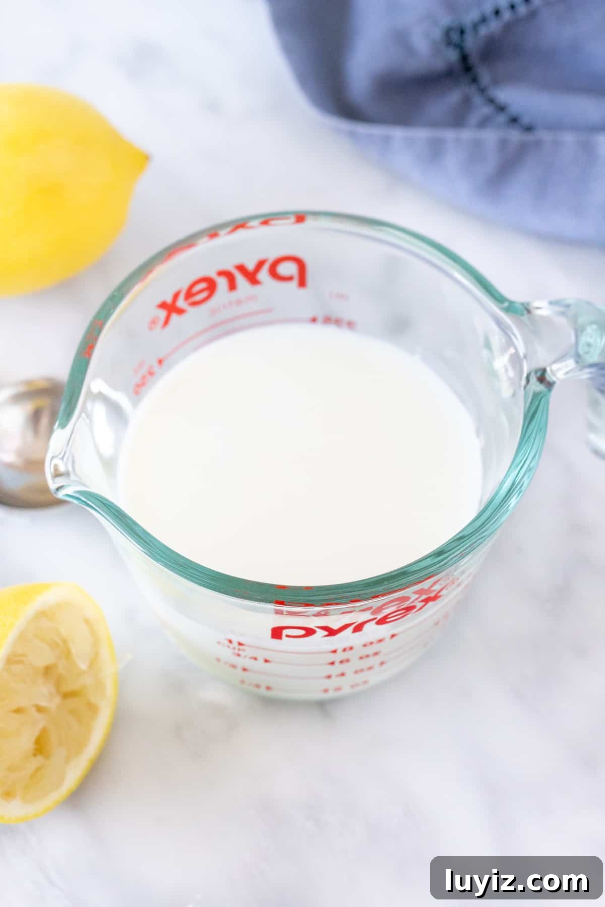 What Is Buttermilk and How to Make It + Simple Substitutes 3 Homemade buttermilk, made with lemon juice and milk