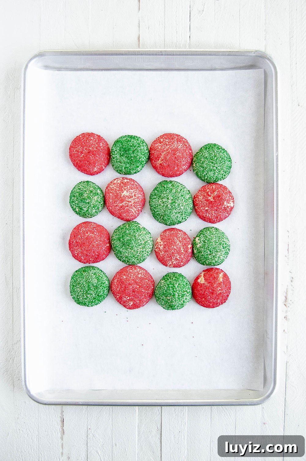Crispy Almond Sprinkle Cookies — Classic Nutty Sugar Treat 3 Almond Sprinkle Cookies overhead