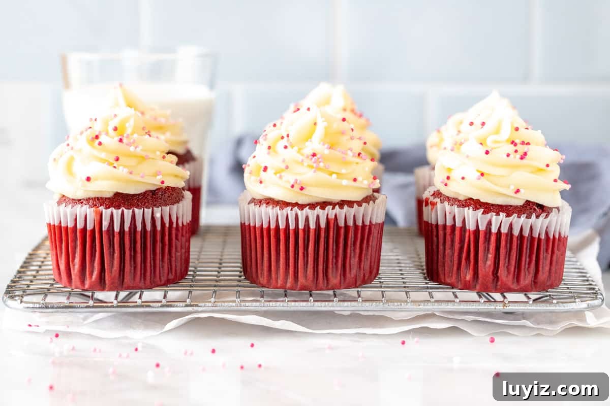 Red Velvet Cupcakes for Small Batches: Perfect Mini Recipe 3 Small-batch red velvet cupcakes with frosting