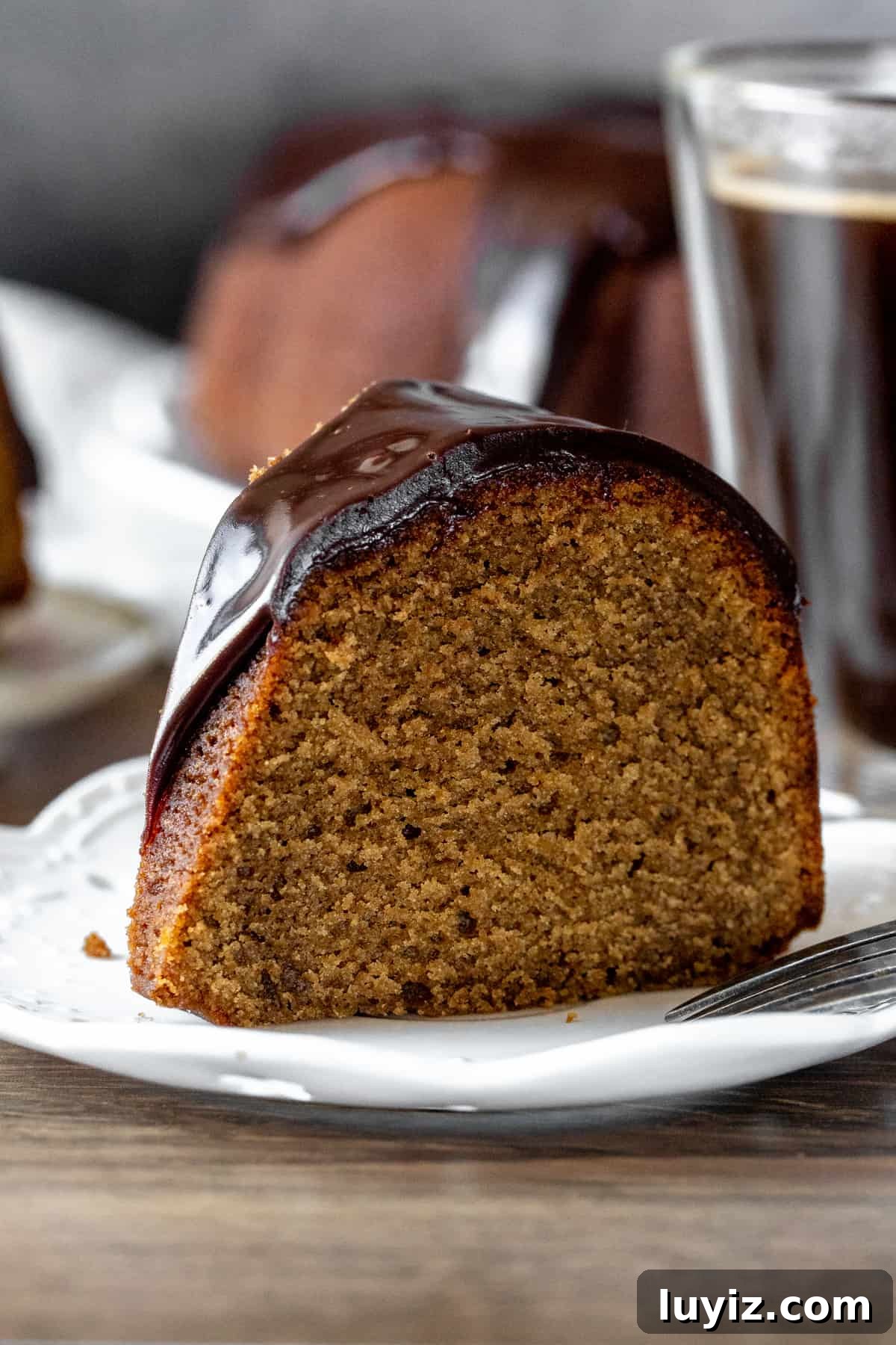 Moist Coffee Bundt Cake Recipe for Perfect Morning Treat 2 Slice of coffee bundt cake