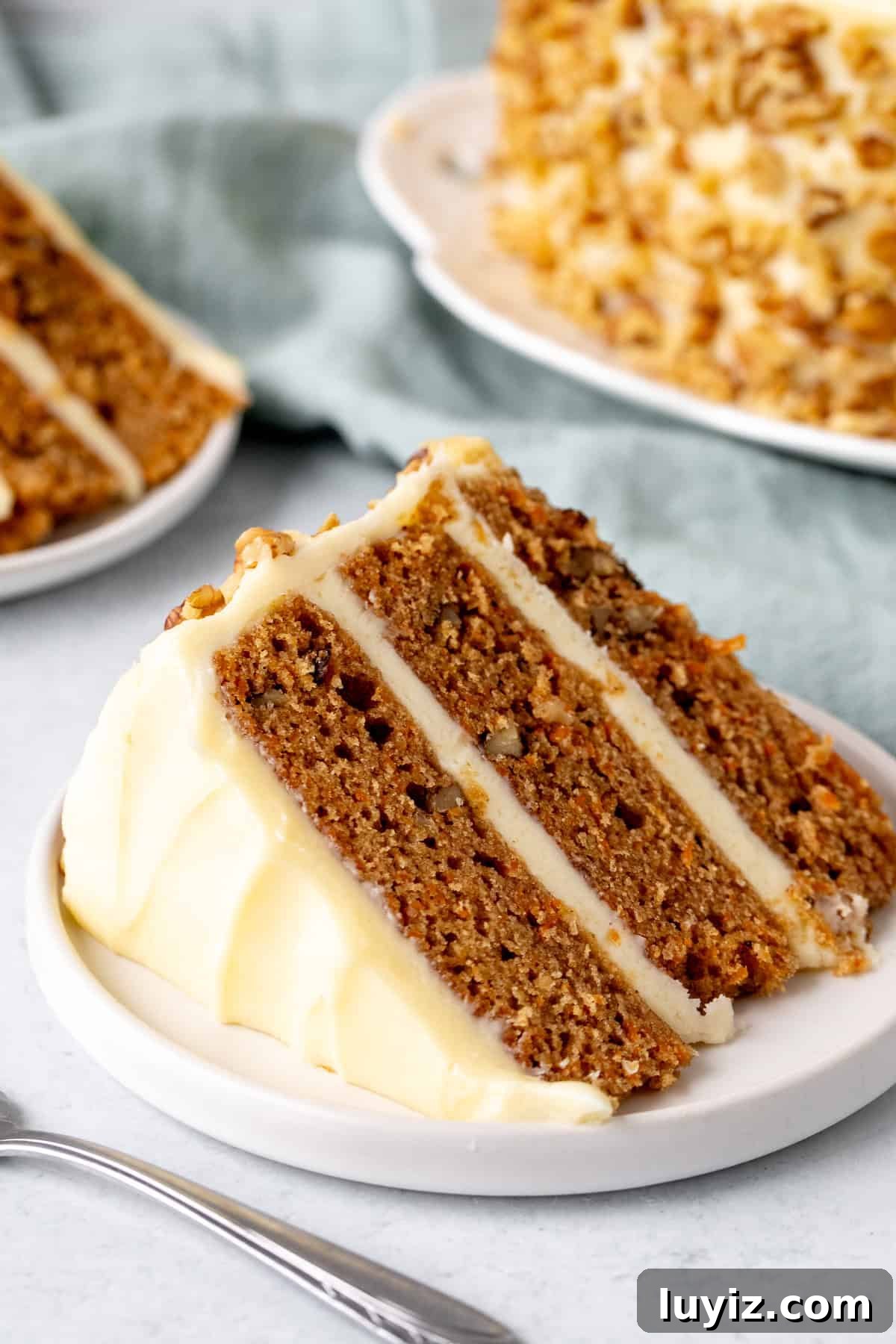 Layered Carrot Cake with Cream Cheese Frosting: Moist Recipe 2 Carrot Cake Layer Cake