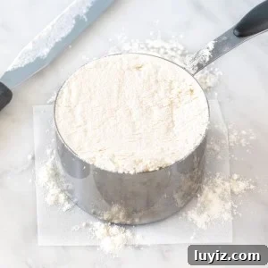 How to Measure Flour Accurately With or Without a Scale 5 Dry measuring cup of flour
