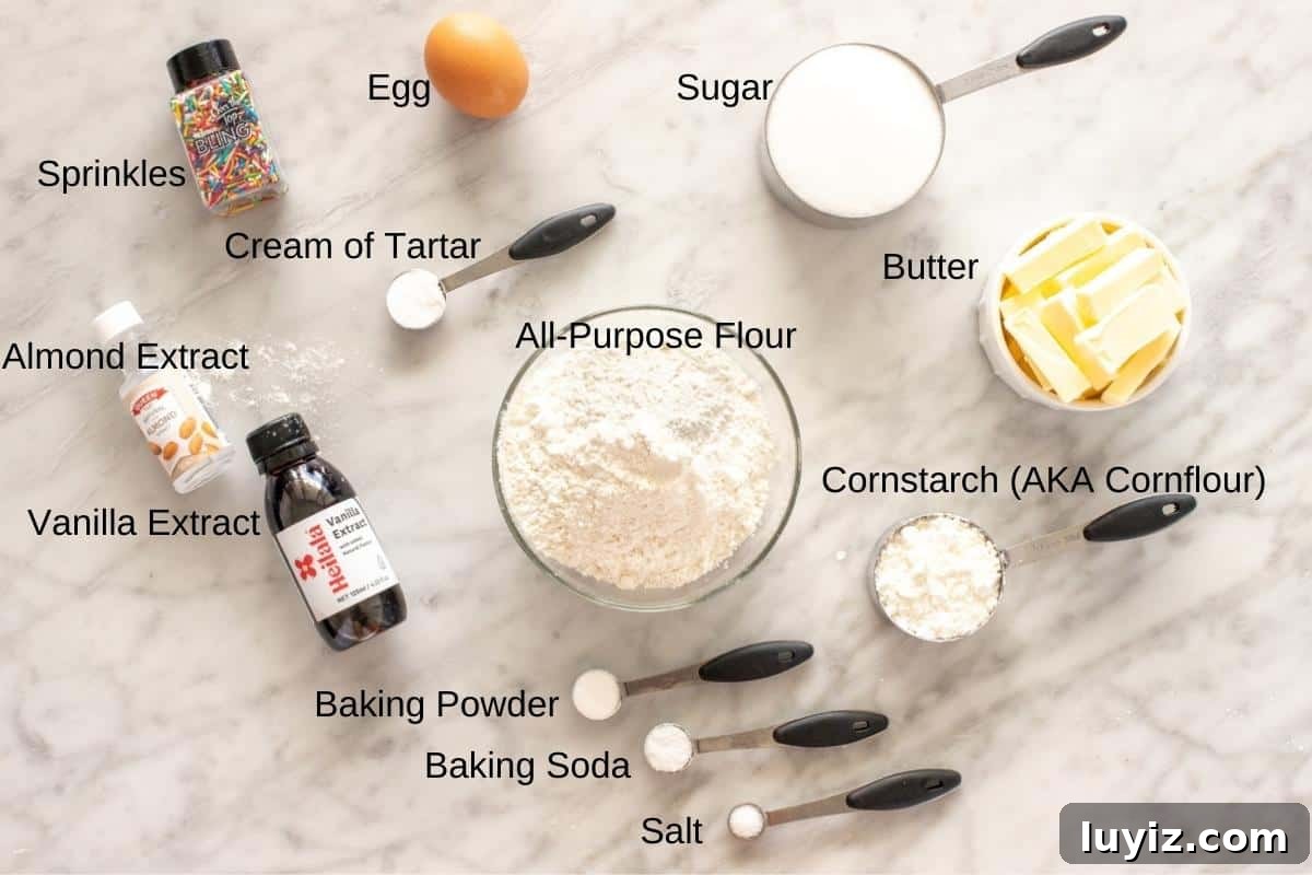 Homemade Funfetti Cookies: Soft, Chewy Recipe from Scratch 4 Ingredients for sprinkle cookies