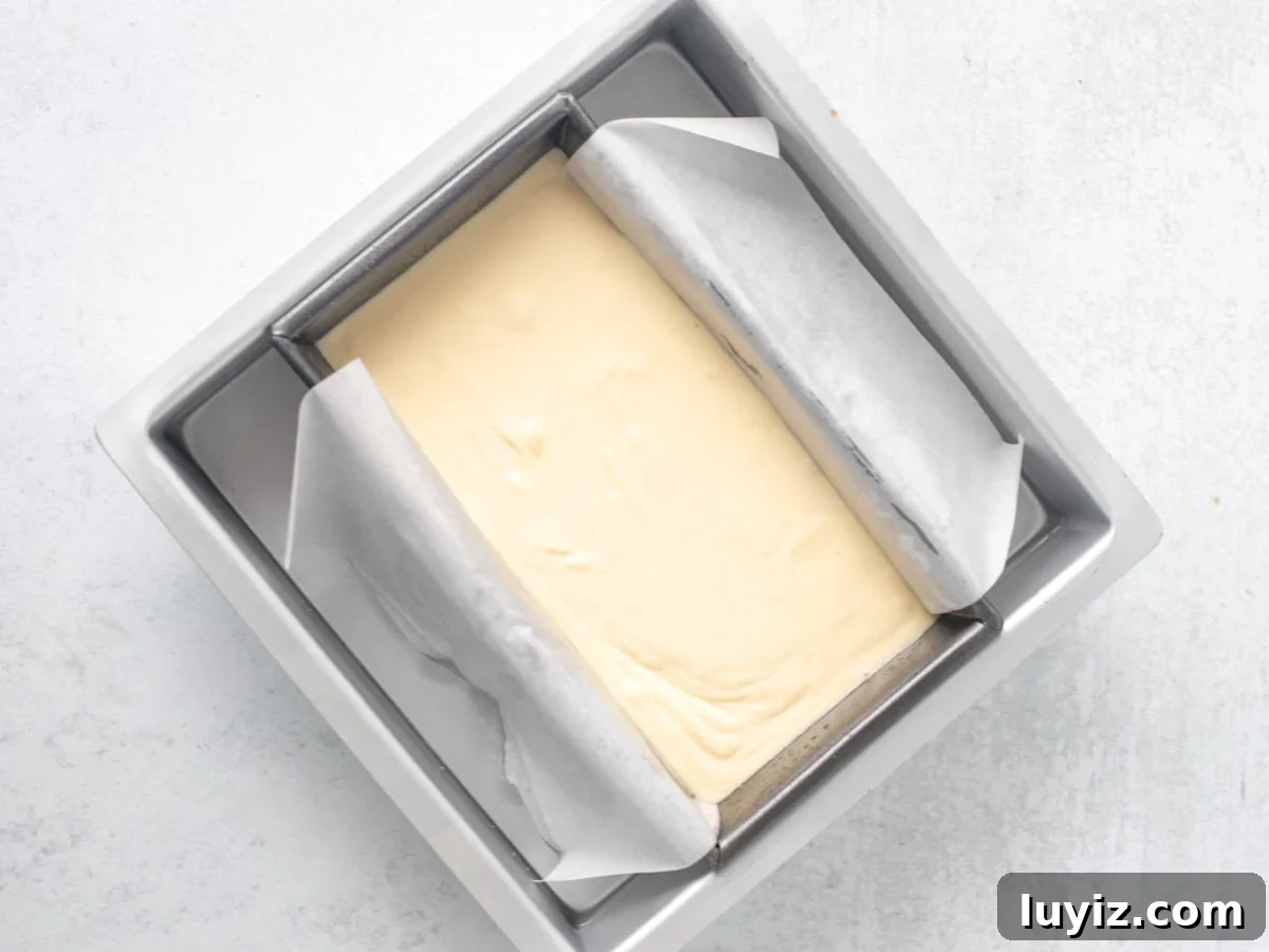 Mini Cheesecake Recipe: Small-Batch Creamy Cheesecake for Two 6 Loaf pan in water bath