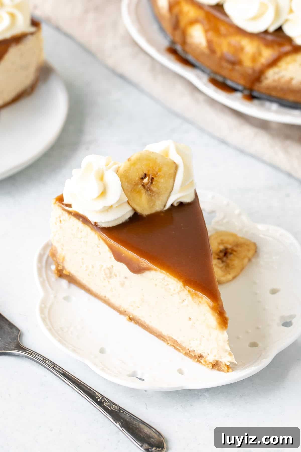 Banoffee Cheesecake Recipe: Creamy Banana & Caramel Cheesecake 2 Banoffee Cheesecake