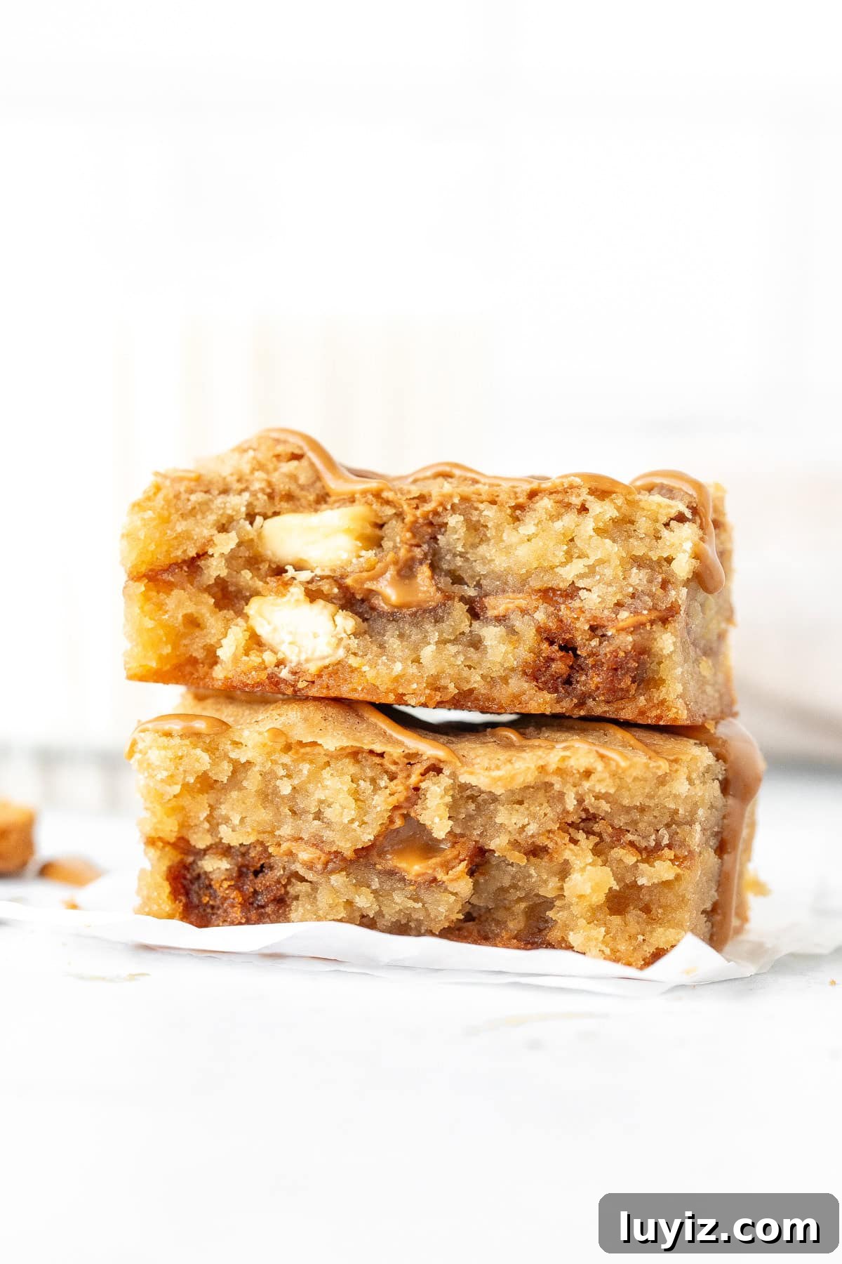 Biscoff Blondies Recipe: Chewy Lotus Biscoff Bar Cookies 7 img 21637 6