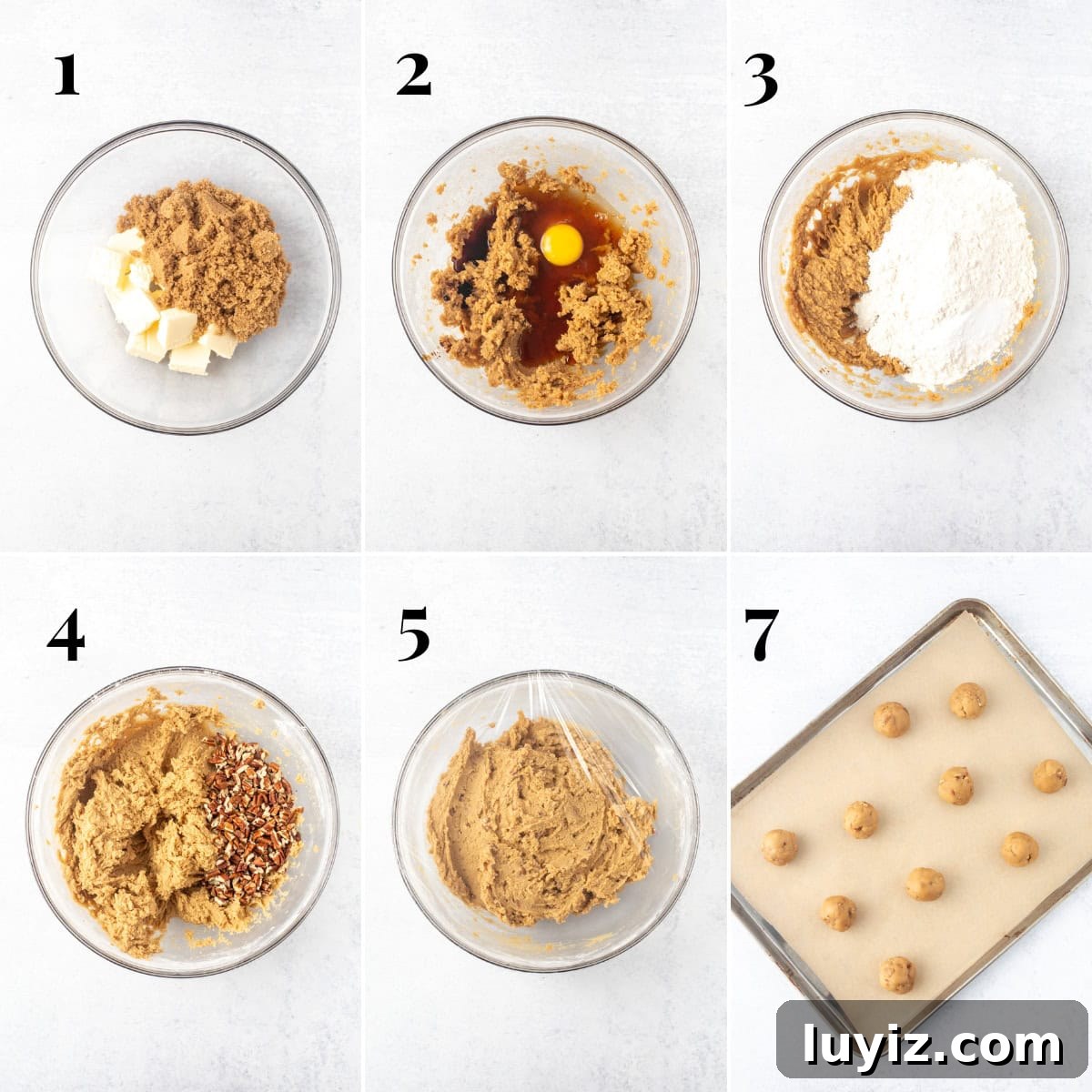 Maple Sugar Cookies with Creamy Maple Icing 5 Collage showing steps of making maple cookies