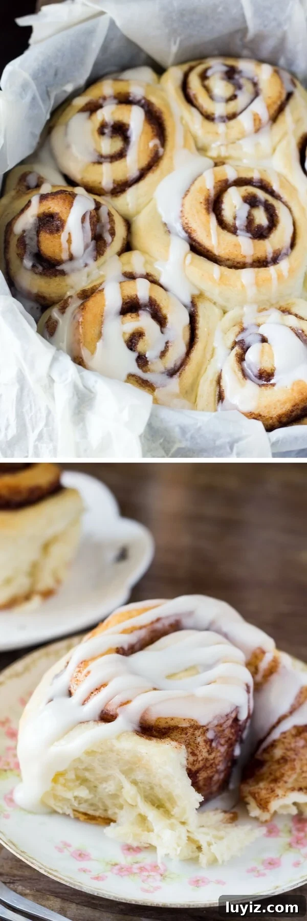 Irresistible Homemade Cinnamon Rolls with Gooey Cream Cheese Frosting 6 Perfectly fluffy, super soft homemade cinnamon rolls with vanilla glaze. The PERFECT cinnamon roll recipe!