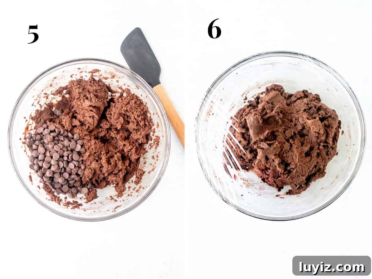 Chewy Nutella Cookies Recipe: Rich, Melt-in-Your-Mouth Treats 5 Chilled cookie dough covered with plastic wrap