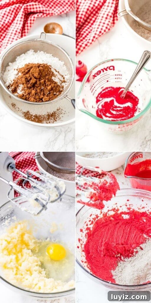 Decadent Red Velvet Cupcakes with Cream Cheese Frosting 5 How to make red velvet cupcakes - step by step photos