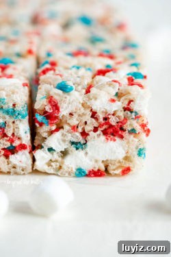 Perfectly Chewy Rice Krispie Treats Recipe 8 The Best Patriotic Rice Krispie Treats