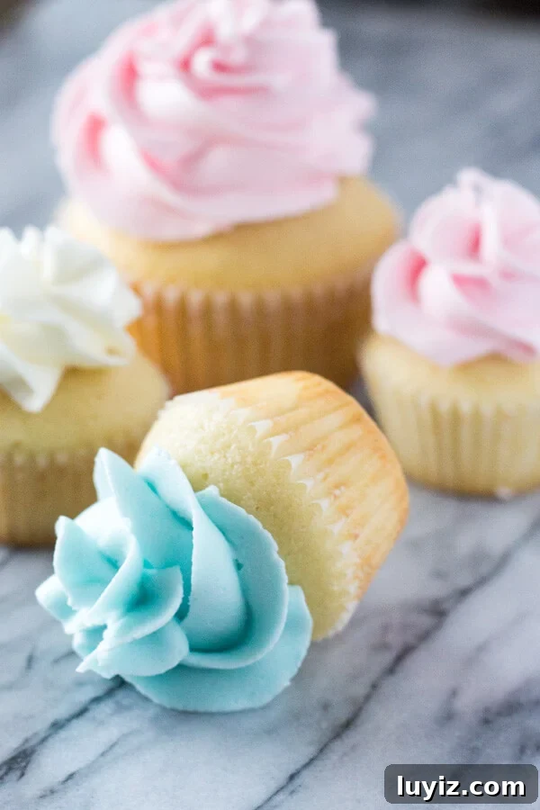 Mini Vanilla Cupcakes Recipe: Light, Fluffy Bites in 30 Minutes 4 Mini Vanilla Cupcakes - Learn all the tricks for making fluffy, super moist mini cupcakes topped with vanilla buttercream! www.justsotasty.com